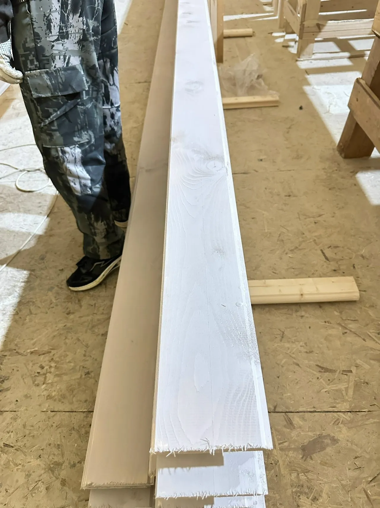 Каркасная баня 6×2,5 м