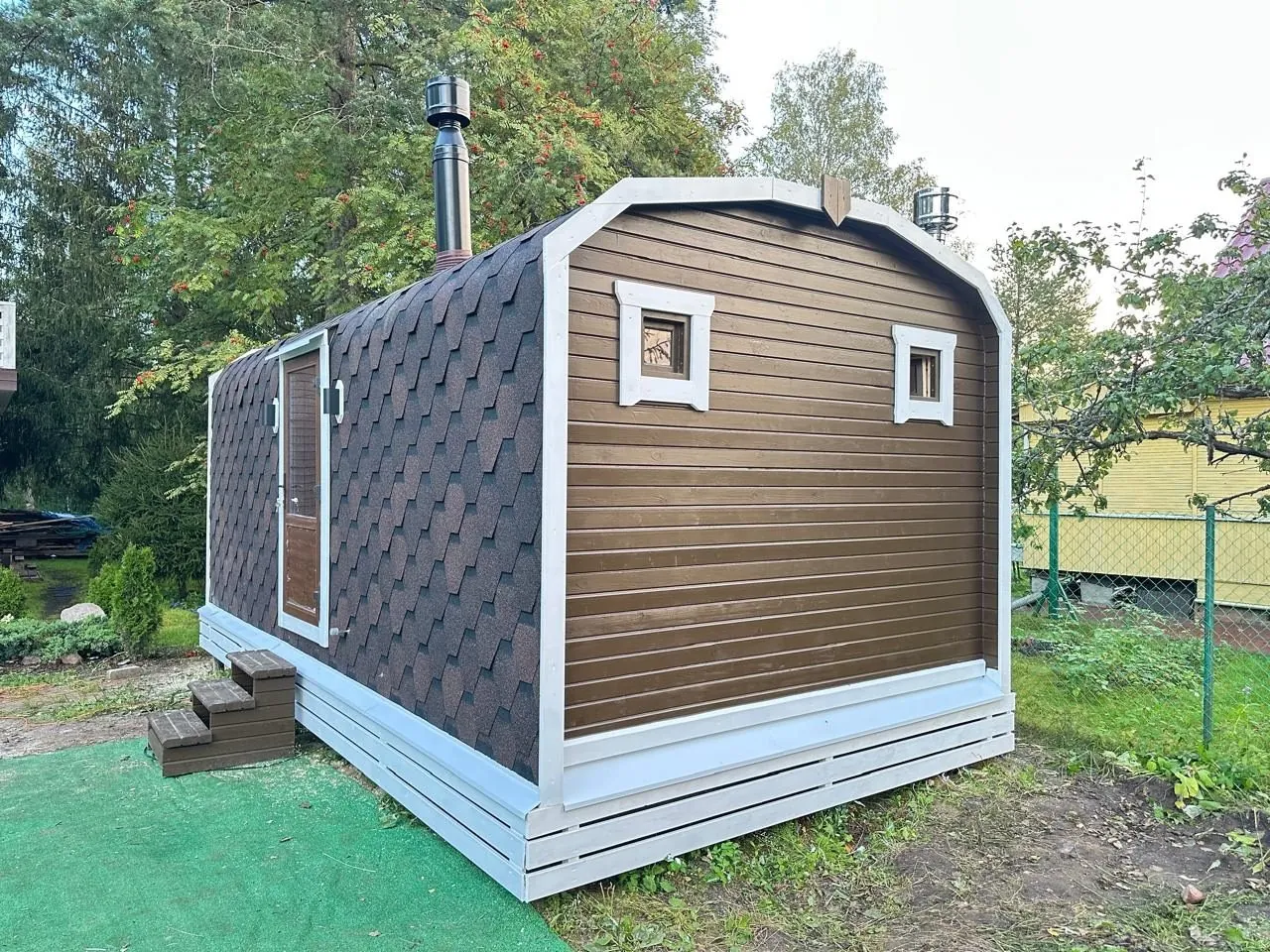 Баня «Наутилус» 6×3 м, Ленинградская область