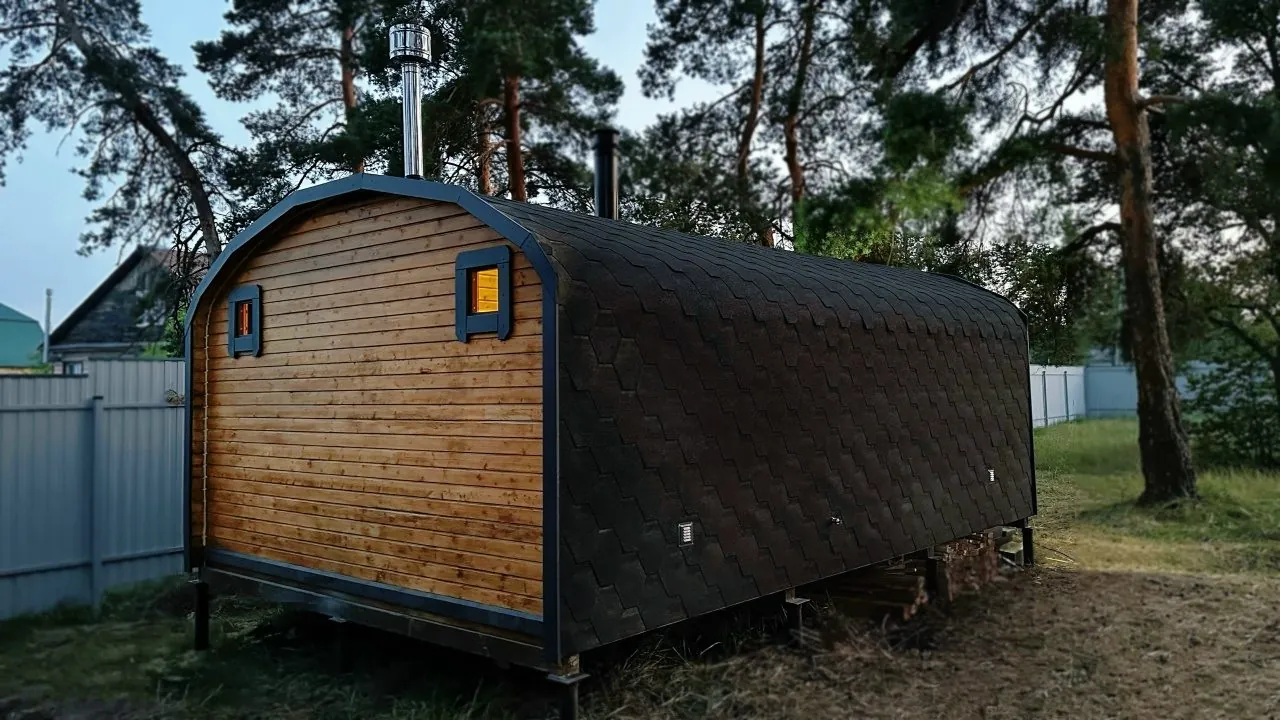 Баня «Наутилус» 6×4 м, Московская область, Белоомут